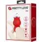 Preview: Jae Rose Shaped Finger Vibrator 10 Modes Red | Pretty Love