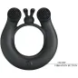 Preview: Dahlia Vibration Ring + Clitoral Stimulation 12 Modes Black – Pretty Love