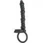 Preview: Dillion Double Penetration Cock Ring Black – Pretty Love
