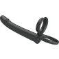 Preview: Dillion Double Penetration Cockring Black – Pretty Love