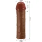 Preview: Nile Penis Sleeve with 2.5cm Extension Brown – Pretty Love