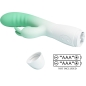 Preview: PRETTY LOVE - CERBERUS RABBIT VIBRATOR 3O VIBRATIONEN GRÜN