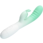Preview: PRETTY LOVE - CERBERUS RABBIT VIBRATOR 3O VIBRATIONEN GRÜN