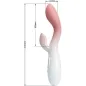 Preview: Brighty G-Spot Vibrator + Clit Stimu 30 Vibrations Pink | Pretty Love