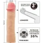 Preview: Chelsea Penis Sleeve with 7.6cm Extension Meat – Pretty Love