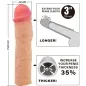 Preview: Stevenson Penishülle Mit 7.6cm Fleisch – Pretty Love
