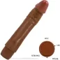 Preview: Dybbuk Realistic Vibrator 24cm Brown | Baile