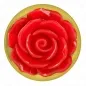 Preview: Plug Anal Gold Rose Red L – Kink