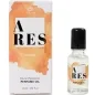 Preview: "Ares for Men" perfume oil with pheromones, 20 ml bottle next to matching packaging in orange and white.
