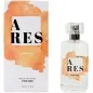 Preview: Perfume bottle and packaging of "Ares for Men" with orange design, 50 ml.