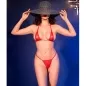 Preview: Mikrobikini Rot S/M – Chilirose