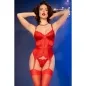 Preview: Corset and Stockings Red S – Chilirose