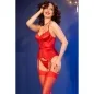 Preview: Corset and Stockings Red M – Chilirose
