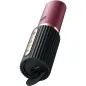Preview: Portable, cylindrical speaker in black and red with control buttons and USB port on the bottom.