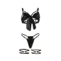 Preview: Bra Set with Adjustable Black Bow L/XL – Subblime