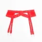 Preview: Red Bondage Bra with Garter Set S/M – Subblime