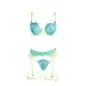 Preview: Bra Set Green and Blue S/M – Subblime