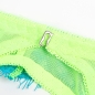 Preview: SUBBLIME - 955311 BH-SET MIT SPITZE UND STRUMPFBAND GRÜN UND BLAU S/M