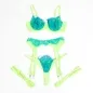 Preview: Bra Set Green and Blue S/M – Subblime