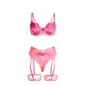 Preview: Bh-Set Mit Spitze Rosa Und Lila S/M – Subblime