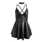 Preview: Dress with Black Leather Straps S/M – Subblime