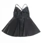 Preview: Dress with Black Leather Straps S/M – Subblime