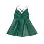 Preview: Dress with Green Leather Straps S/M – Subblime