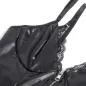 Preview: Black Leather Bodysuit with Zipper S/M – Subblime