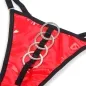 Preview: Red patent leather mesh zipper bra set L/XL – Subblime