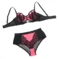 Preview: Pink Patent Leather Mesh Zipper Bra Set L/Xl – Sublime