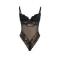 Preview: Spitzen-Bodysuit Mit Unterteilverschluss Schwarz S/M – Subblime