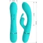 Preview: Scocco Vibrator Rabbit Turquoise | Pretty Love