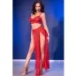 Preview: Top Set Mit Goldenen Details S Rot – Chilirose