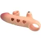 Preview: Vibrating Penis Sleeve Natural – Romance