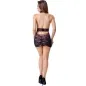 Preview: Leisa T-Shirt + Tanga Mit Spitze Schwarz S/M – Livco Corsetti Fashion