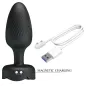 Preview: Varian Anal Plug with LED Light Black 10.8cm – Pretty Love