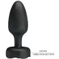 Preview: Osborn Anal Plug Mit Led Licht Schwarz 9.8cm – Pretty Love