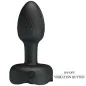 Preview: Olman Anal Plug with LED Light Black 8.8cm – Pretty Love