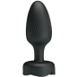 Preview: Olman Anal Plug Mit Led Licht Schwarz 8.8cm | Pretty Love