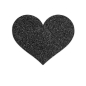 Preview: Pezoneras Flash Corazón Schwarz | Bijoux