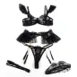 Preview: Spitzen-Bh Und Strumpfband-Set Schwarz L/Xl – Subblime