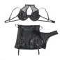 Preview: Leather Bra and Skirt Set Black L/XL – Subblime