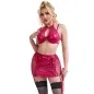 Preview: Leder-Bh Und Rock-Set Rot S/M – Subblime