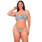 Preview: Bh- Und Slip-Set Mit Blumenstickerei Himmelblau L/Xl – Subblime