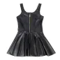 Preview: Lederkleid Mit Herz-Reissverschluss Schwarz L/Xl – Subblime