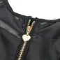 Preview: Lederkleid Mit Herz-Reissverschluss Schwarz L/Xl – Subblime