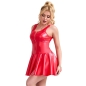 Preview: SUBBLIME - 957681 LEDERKLEID MIT HERZ-REISSVERSCHLUSS, ROT, S/M