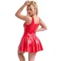 Preview: Lederkleid Mit Herz-Reissverschluss Rot L/Xl – Subblime