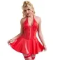 Preview: Lederkleid Mit Spitzenreissverschluss Rot L/Xl – Subblime