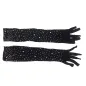 Preview: 957469shine Transparent Gloves Black S/M – Subblime
